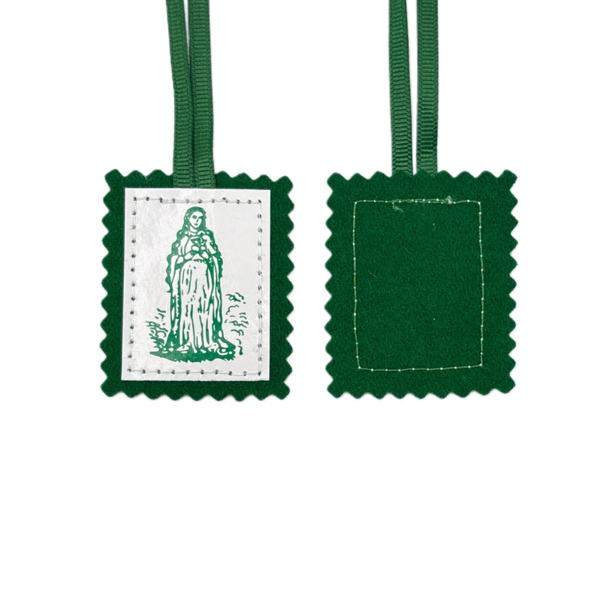 Our Lady of Grace 2” Green Scapular