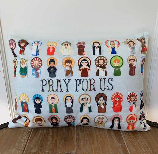Catholic Saints Pillow Case