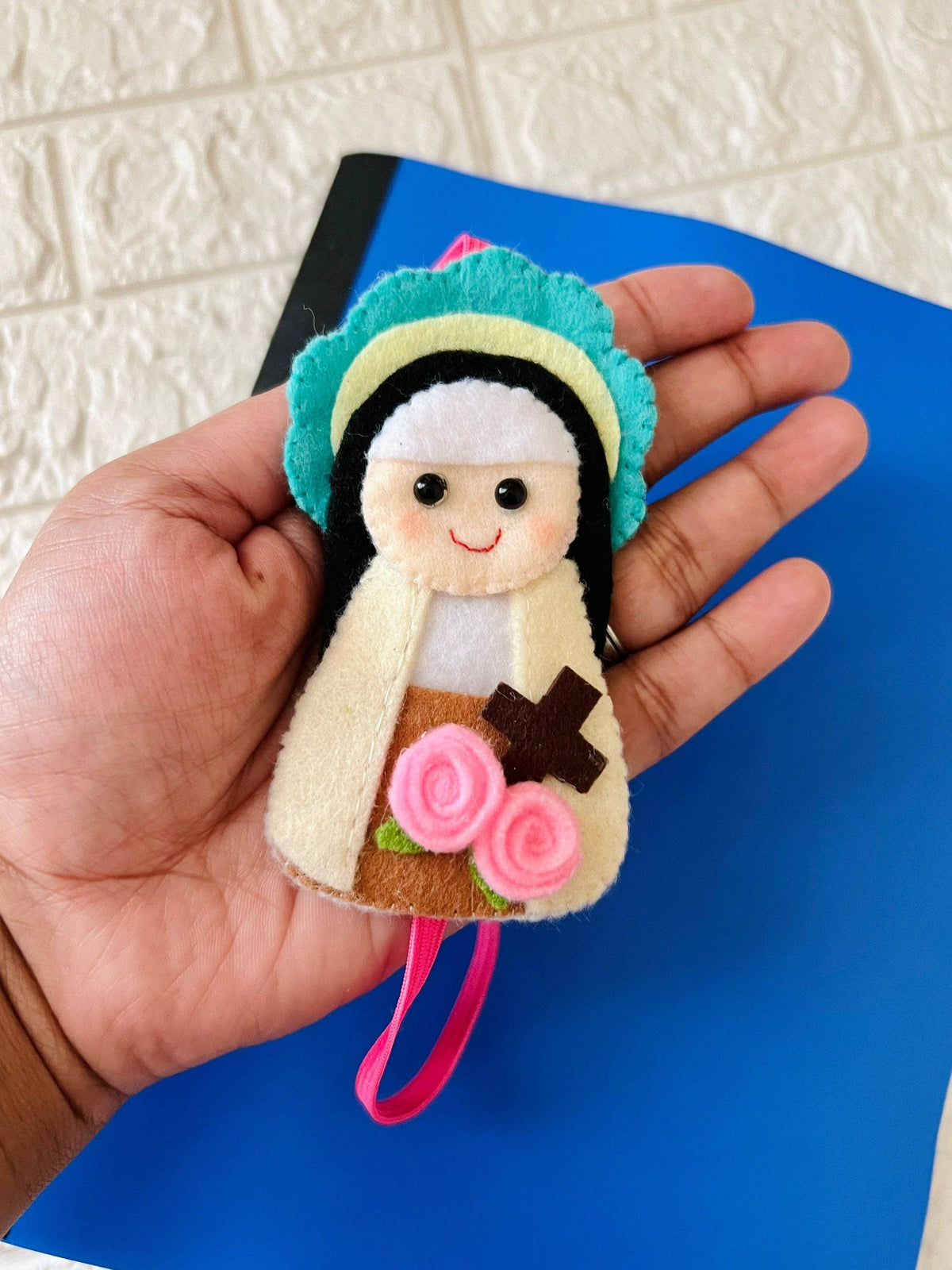 St Therese Religious Bookmark