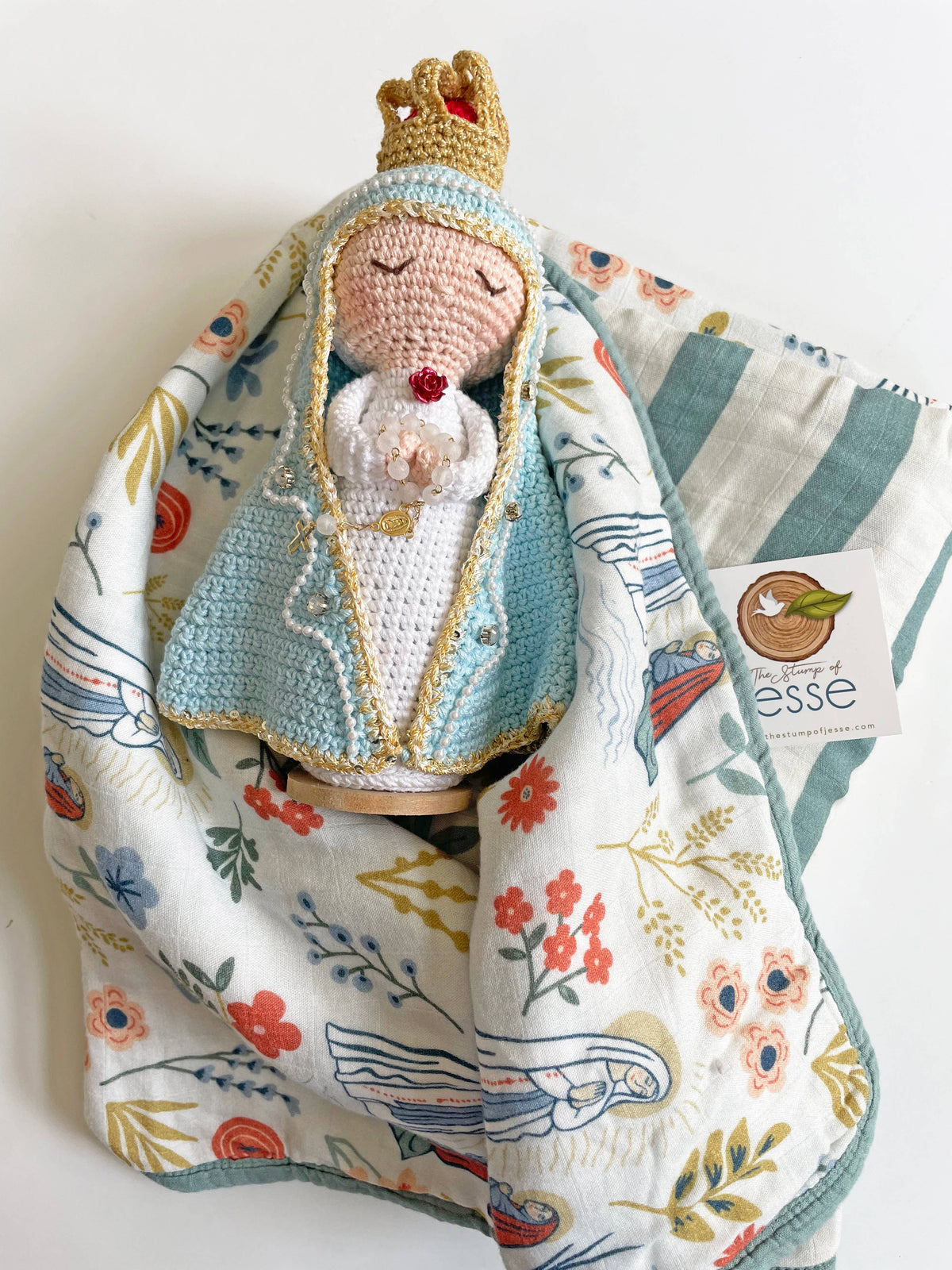 Our Lady of Lourdes 8-Layer Bamboo Quilt