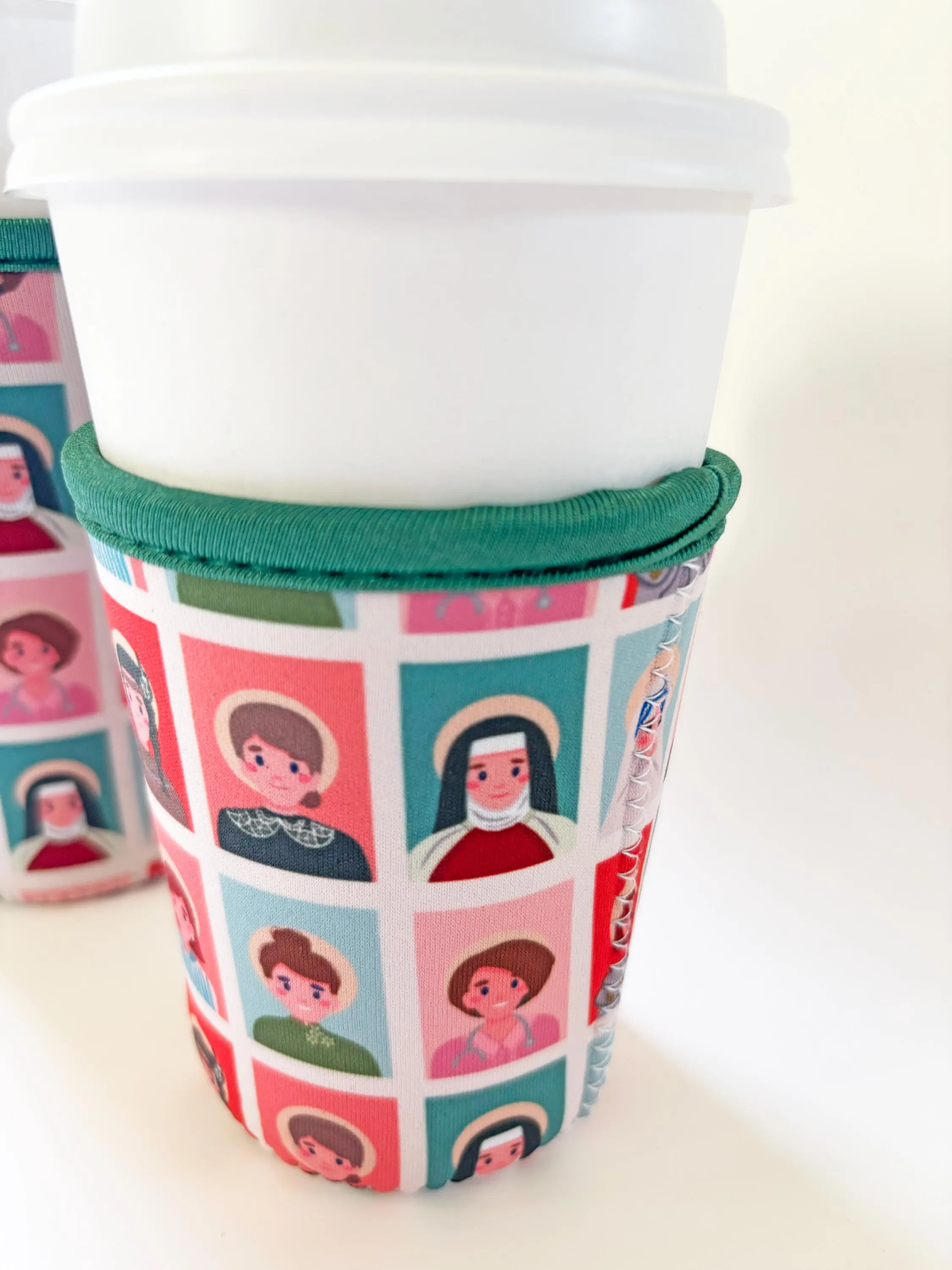 Women Saints Neoprene Drink Sleeve 16oz