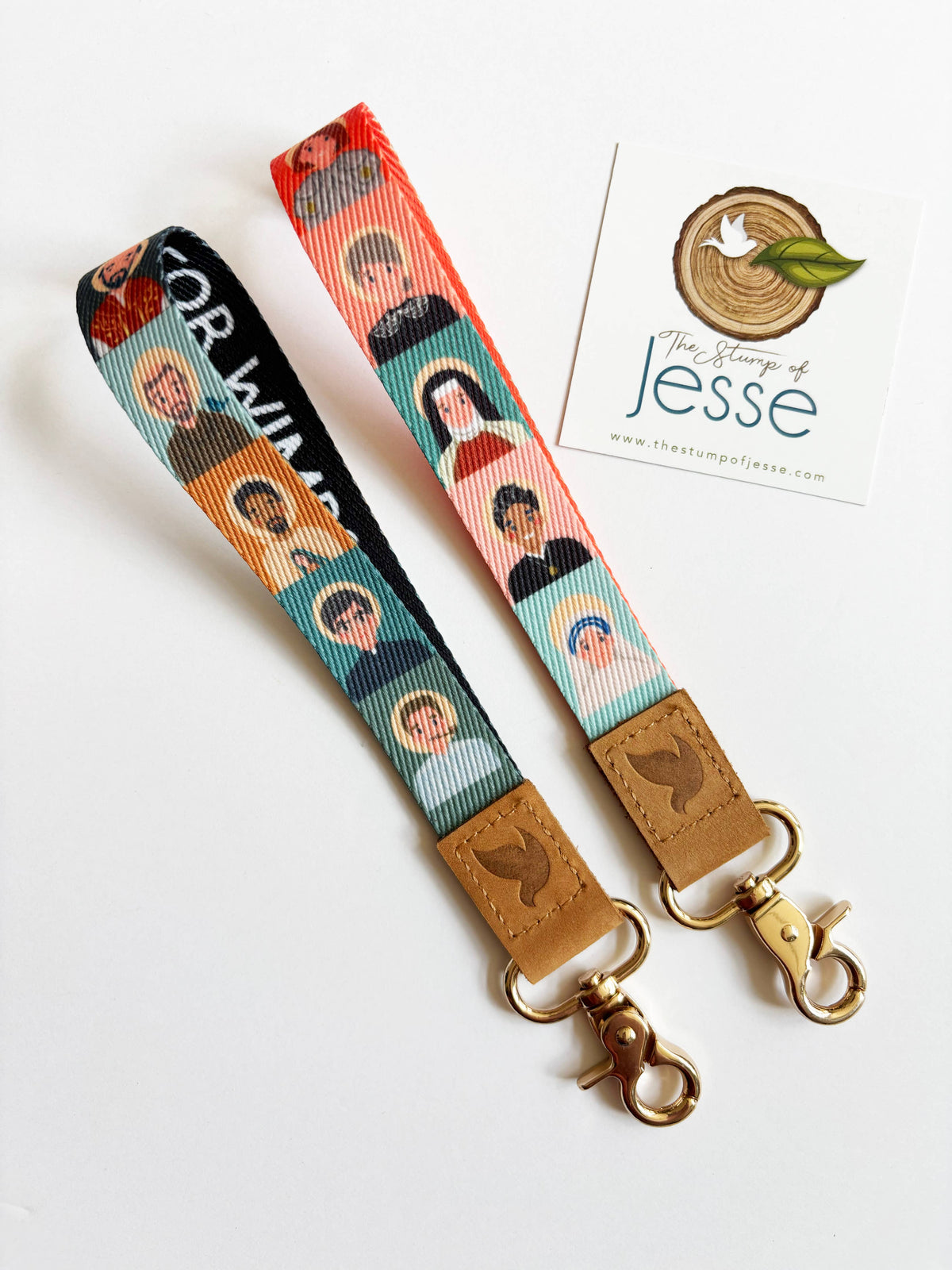 Saints Wristlet Keychain