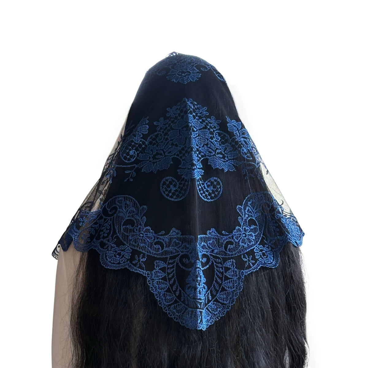St. Catalina Thomas Chapel Veil - Blue