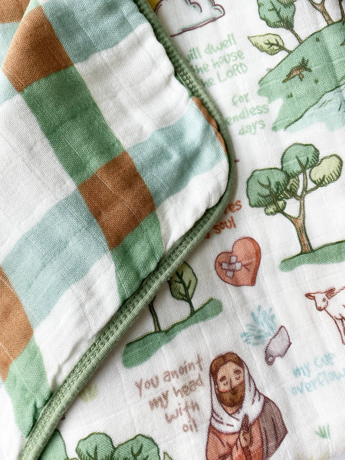 The Good Shepherd 8-Layer Bamboo Quilt