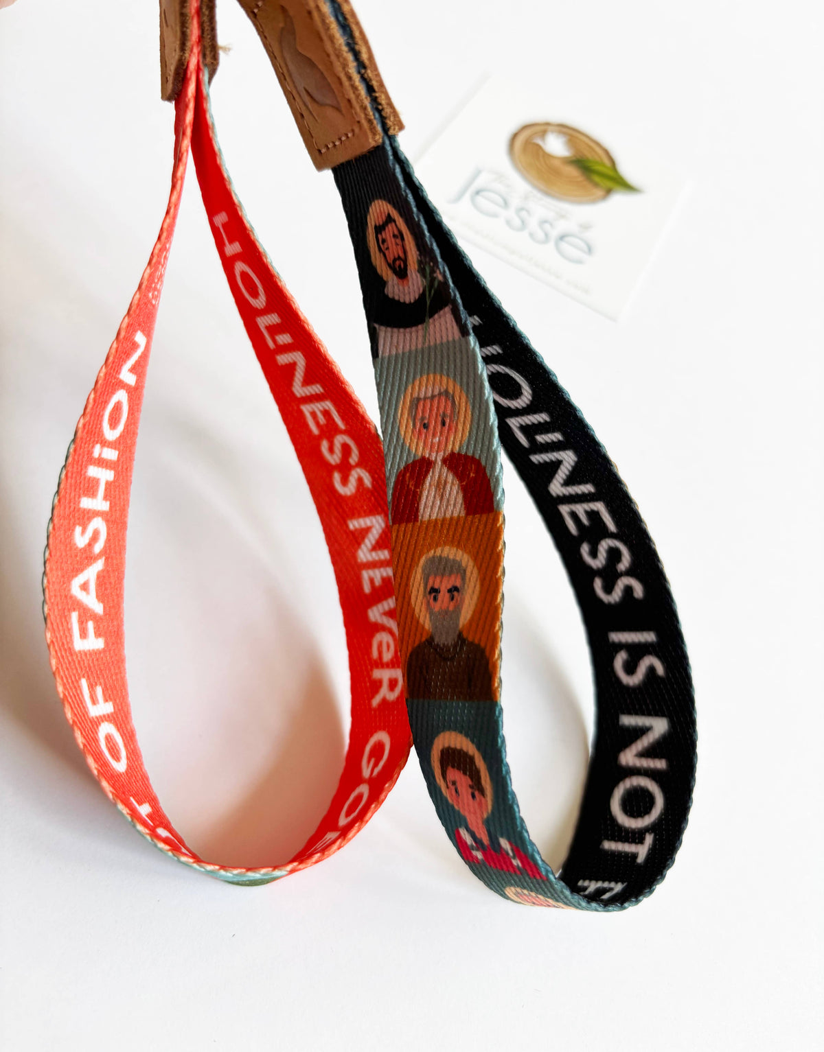 Saints Wristlet Keychain