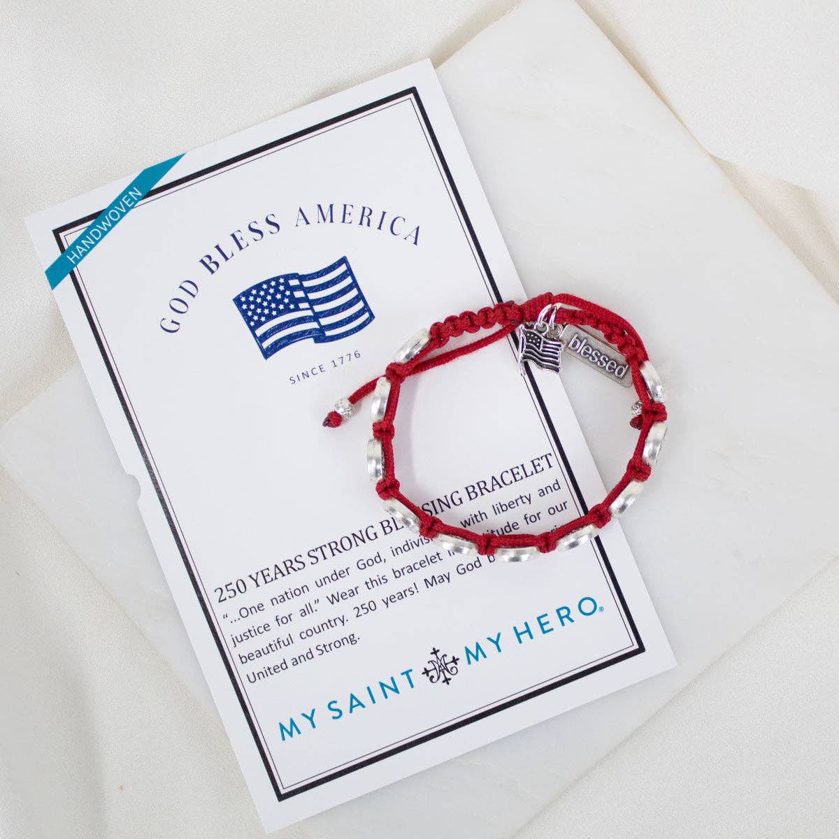 God Bless America Benedictine Blessing Bracelet