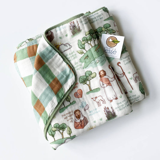 The Good Shepherd 8-Layer Bamboo Quilt