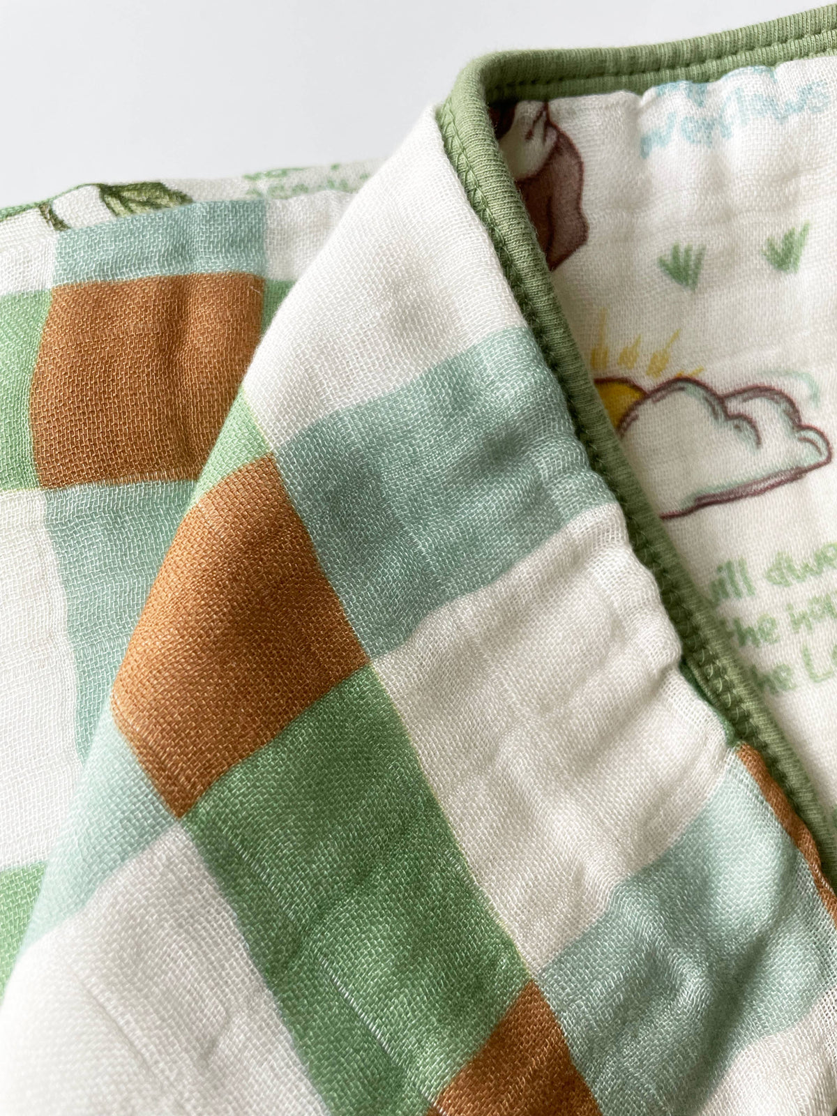 The Good Shepherd 8-Layer Bamboo Quilt
