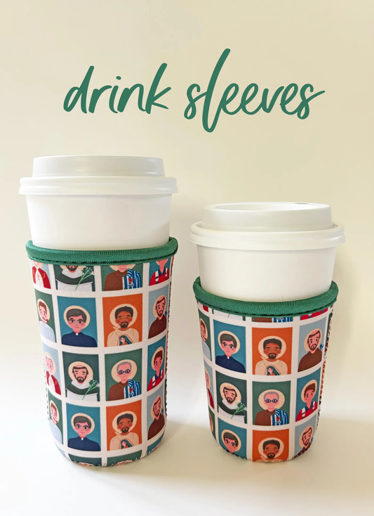 Men Saints Neoprene Drink Sleeves 16oz