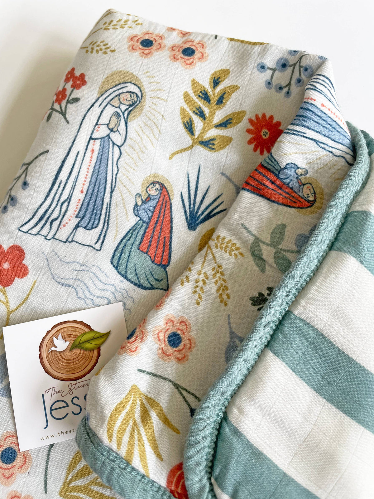 Our Lady of Lourdes 8-Layer Bamboo Quilt