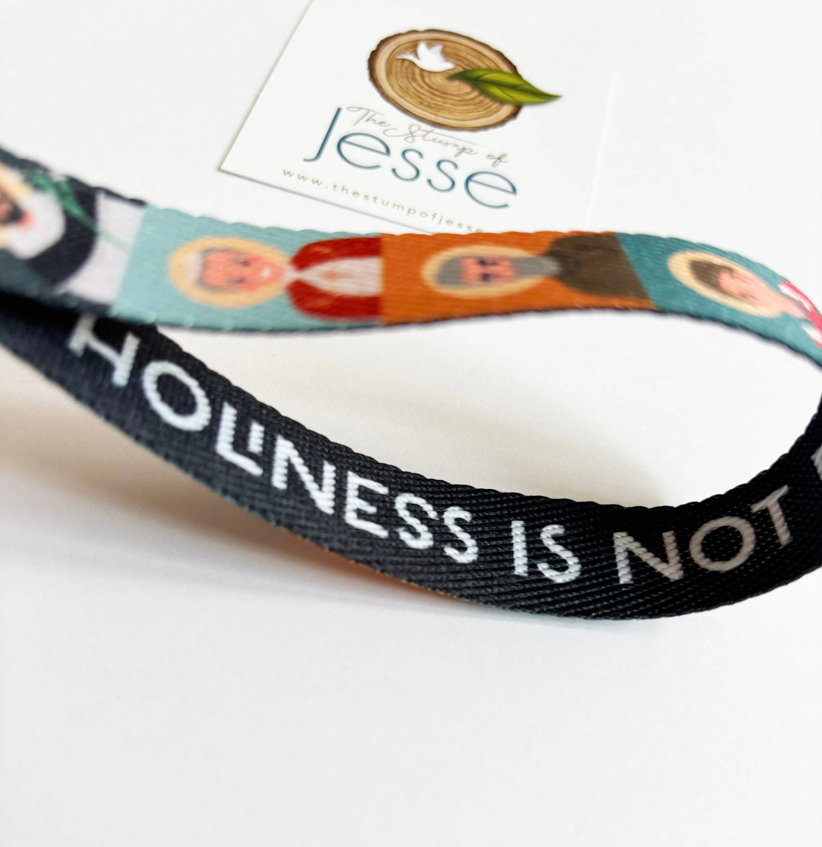 Saints Wristlet Keychain