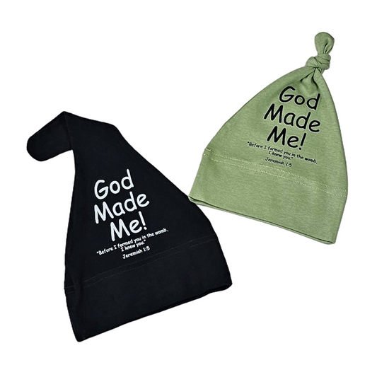 God Made Me Infant hat