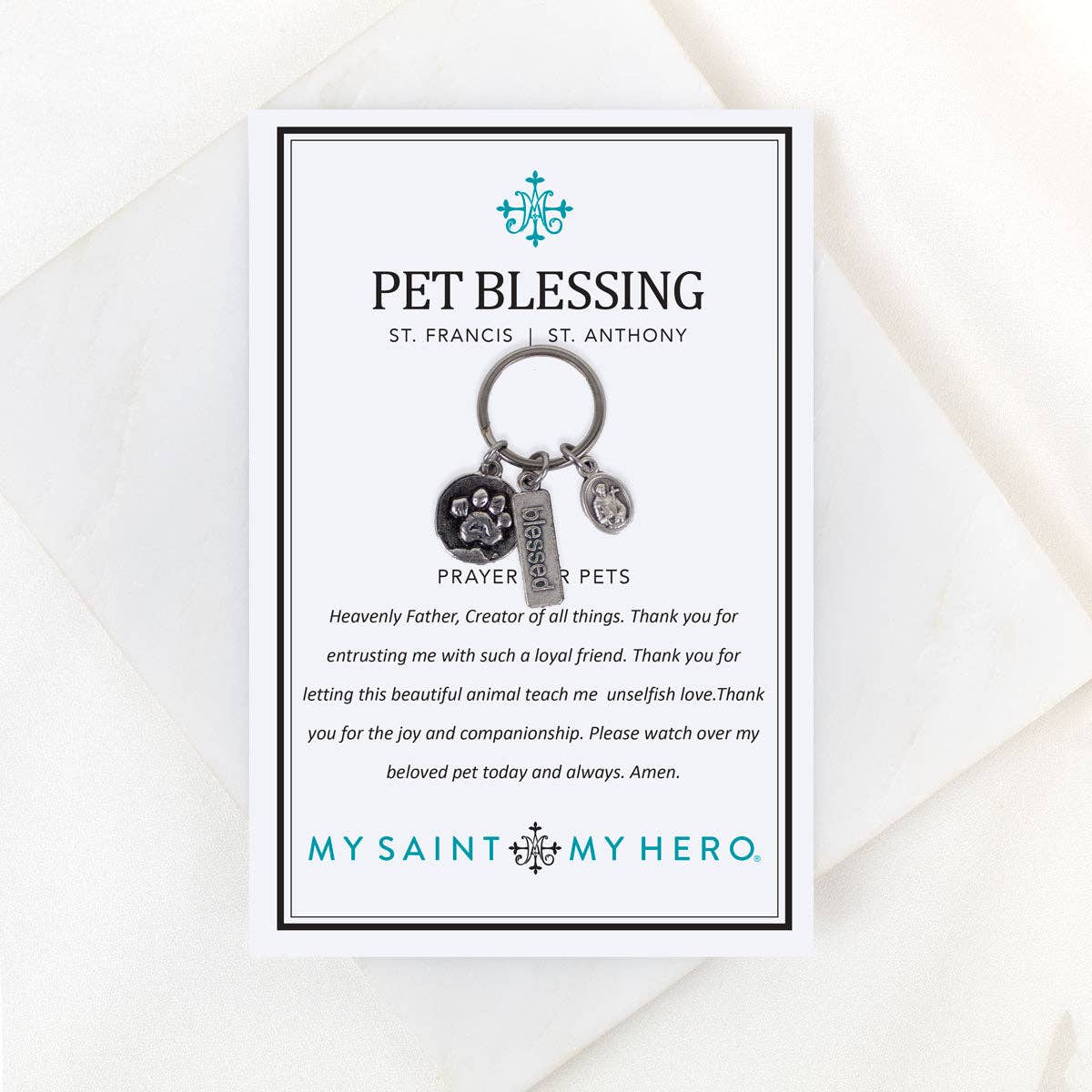 Saints Francis and Anthony Pet Blessing Tag