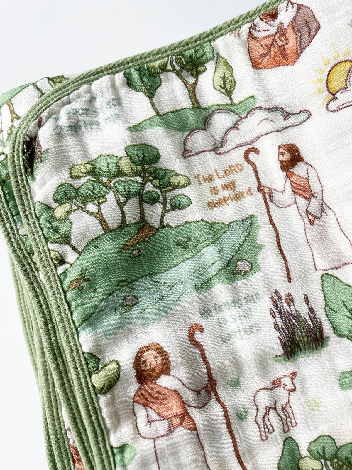 The Good Shepherd 8-Layer Bamboo Quilt