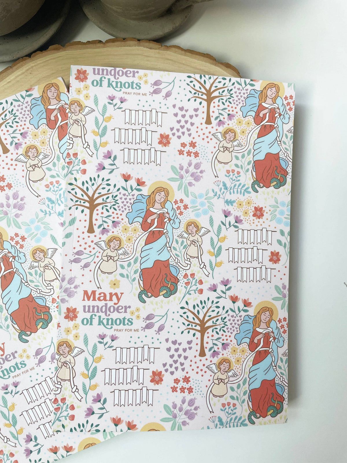 Mary Undoer of Knots Notebook