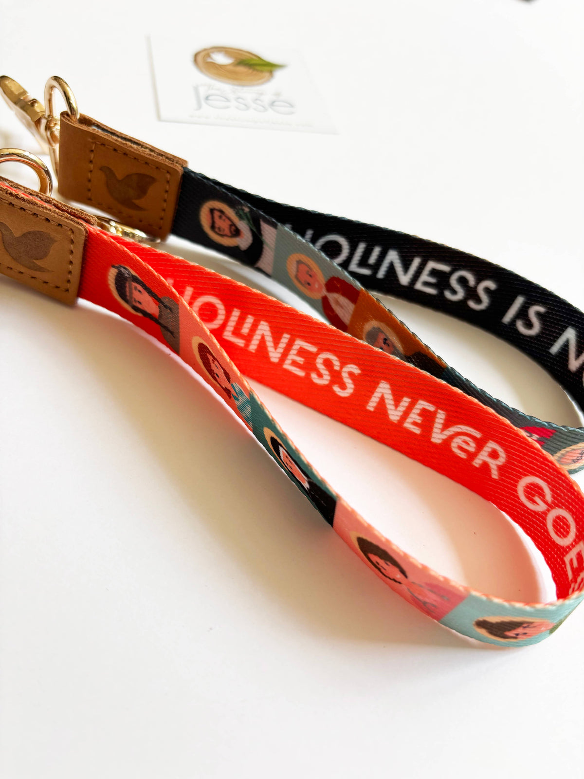 Saints Wristlet Keychain