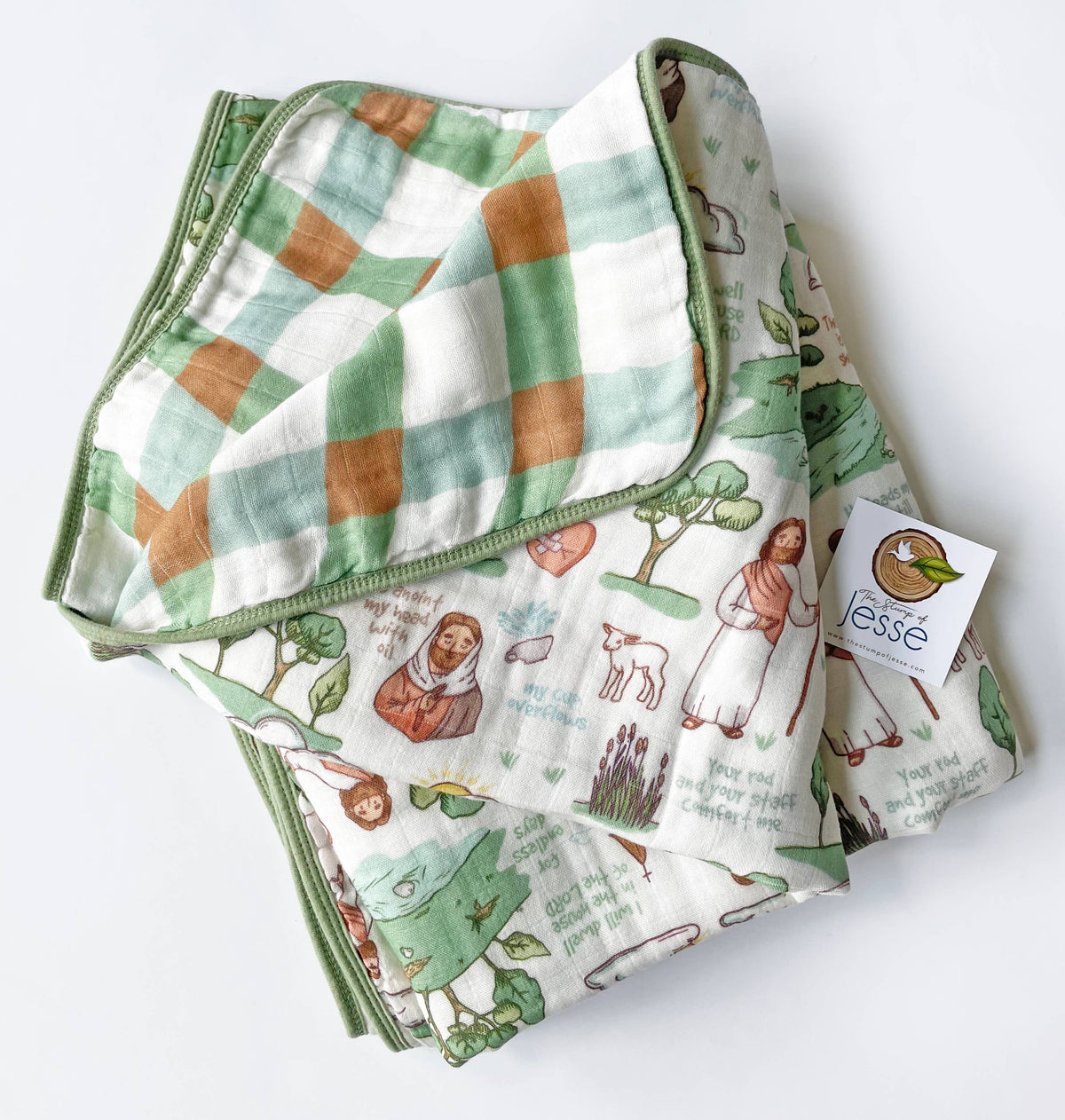 The Good Shepherd 8-Layer Bamboo Quilt