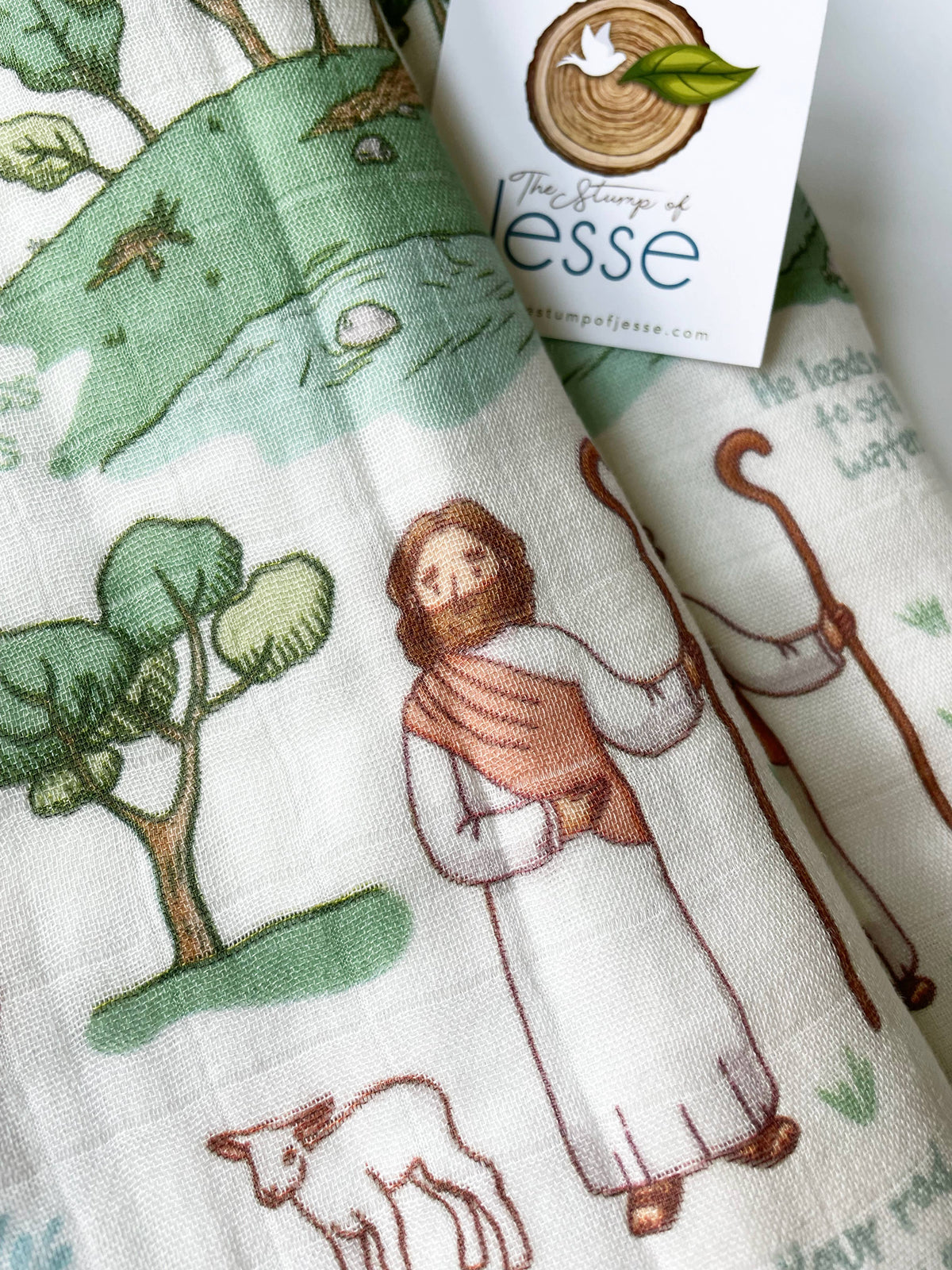 The Good Shepherd 8-Layer Bamboo Quilt